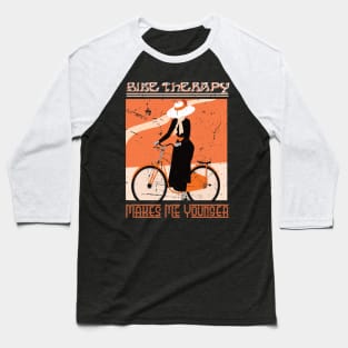 Bike Girl T-shirt Baseball T-Shirt